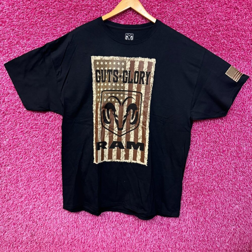 Guts Glory Rams logo T-shirt size 2XL